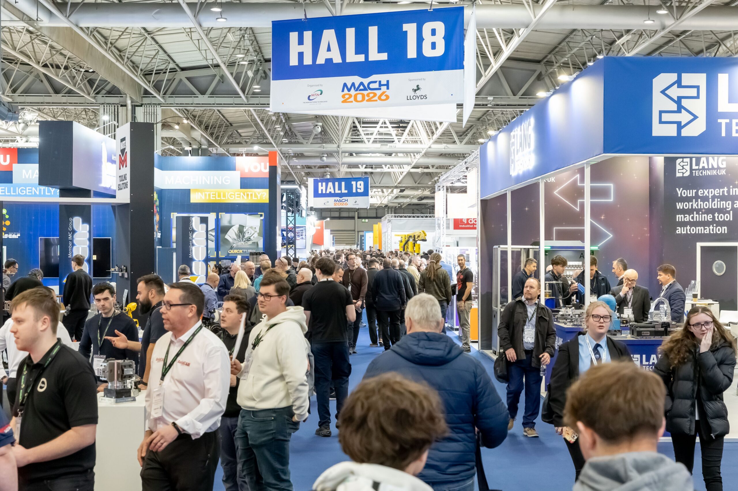 The busy aisles at MACH 2026